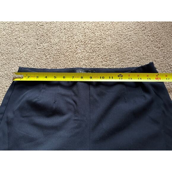 Talbots Petites Dress Pants Trousers Navy Blue Classic Career Wear Womens 12P - Picture 3 of 6